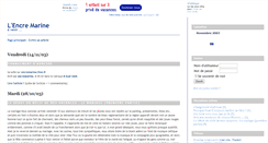 Desktop Screenshot of encremarine.joueb.com