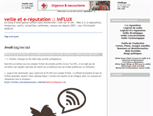 Tablet Screenshot of influx.joueb.com