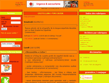 Tablet Screenshot of castellanoporfavor.joueb.com