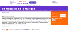 Tablet Screenshot of magazinemusique.joueb.com