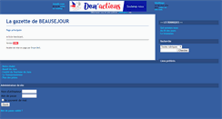 Desktop Screenshot of beausejour.joueb.com