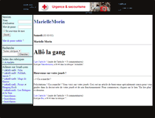 Tablet Screenshot of mariellemorin.joueb.com