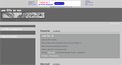 Desktop Screenshot of elfe-en-moi.joueb.com