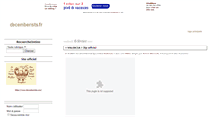 Desktop Screenshot of decemberists.joueb.com