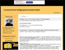 Tablet Screenshot of lejournaldunbridgejaune.joueb.com