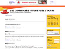 Tablet Screenshot of bec-orne.joueb.com