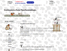 Tablet Screenshot of fleurdekaramelle.joueb.com