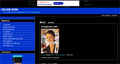 Desktop Screenshot of celinedion.joueb.com