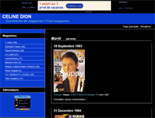 Tablet Screenshot of celinedion.joueb.com