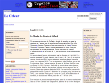 Tablet Screenshot of lecrieur.joueb.com