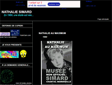 Tablet Screenshot of nathaliesimard.joueb.com