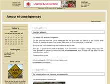 Tablet Screenshot of amouretconsequences.joueb.com