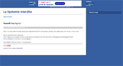 Desktop Screenshot of cellulite.joueb.com