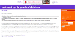 Desktop Screenshot of maladiealzheimer.joueb.com