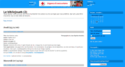 Desktop Screenshot of bibliojoueb2.joueb.com