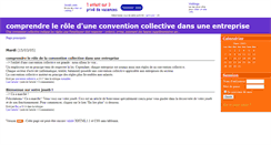 Desktop Screenshot of conventioncollective.joueb.com